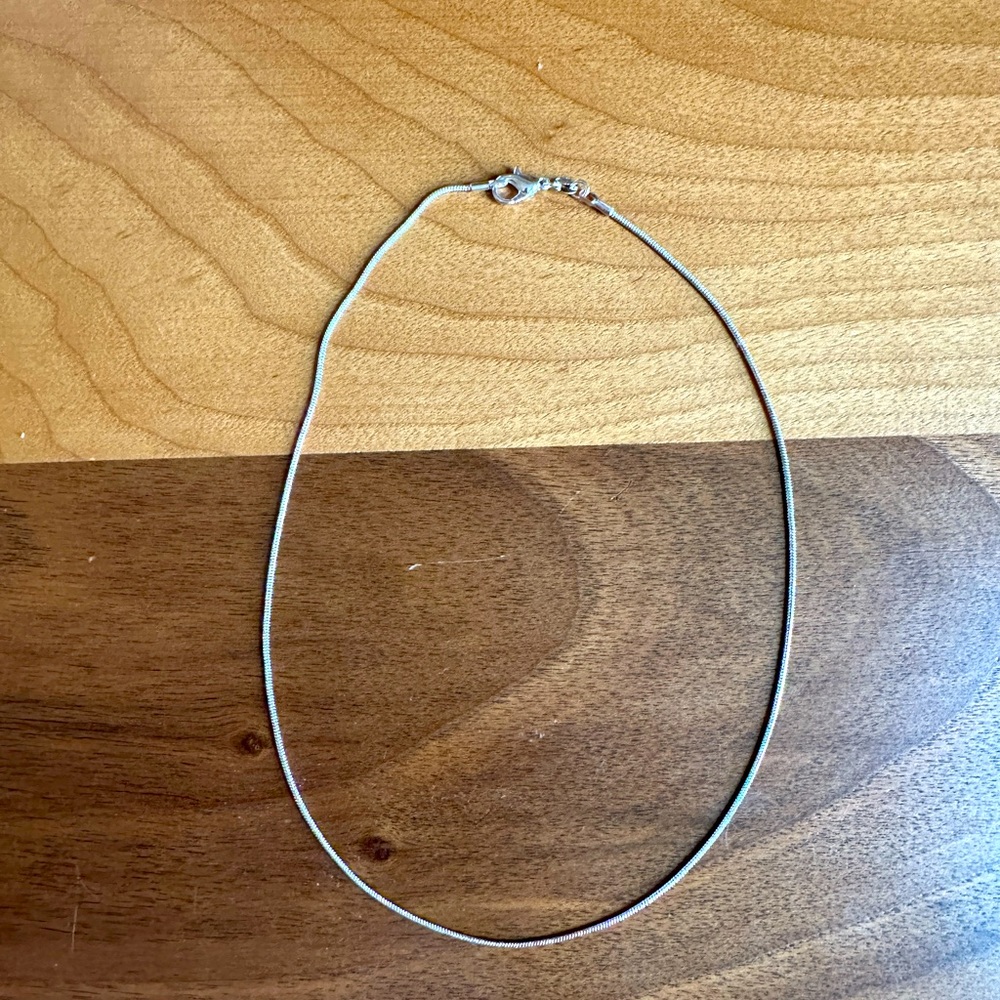 925 Silver solid necklace chain
